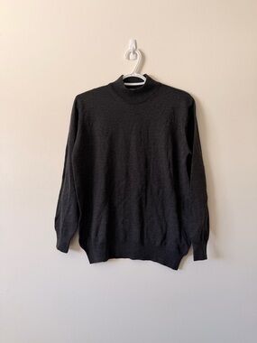 Fabiana Filippi Gray Turtleneck Sweater